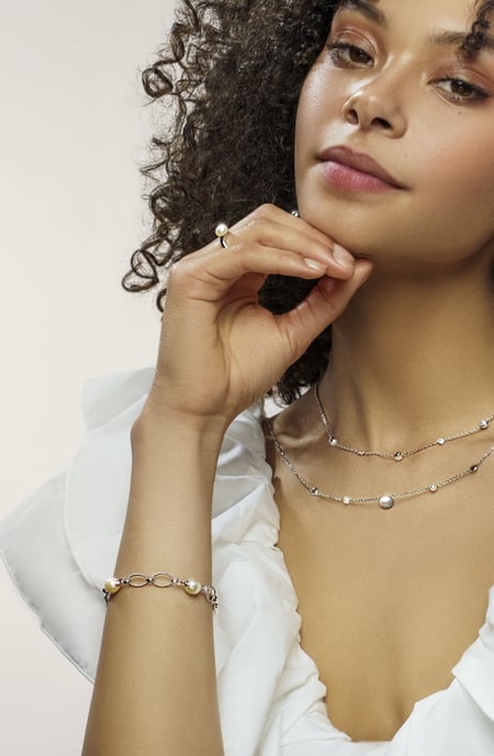 Orphelia Women's 925 Sterling Silver Bracelet - Silver ZA-7271 - Image 1