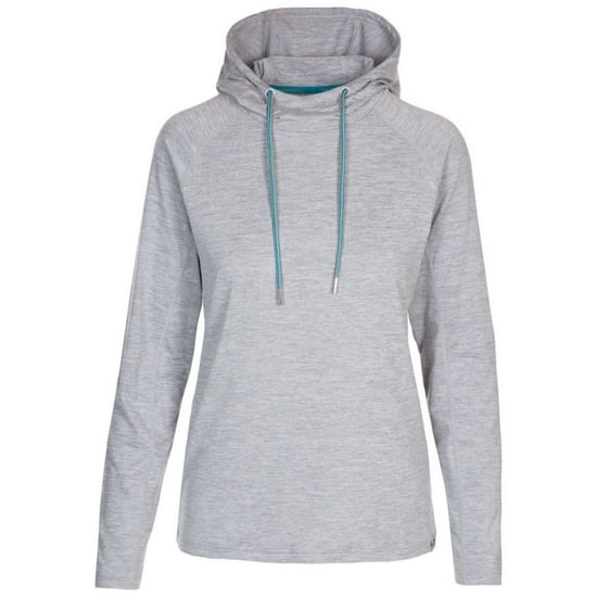 Trespass Womens/Ladies Hattie Active Hoodie (Platinum Grey Marl) - Image 1
