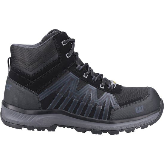 Caterpillar Charge PU/Mesh/TPU Black Hiking Boots - Image 4