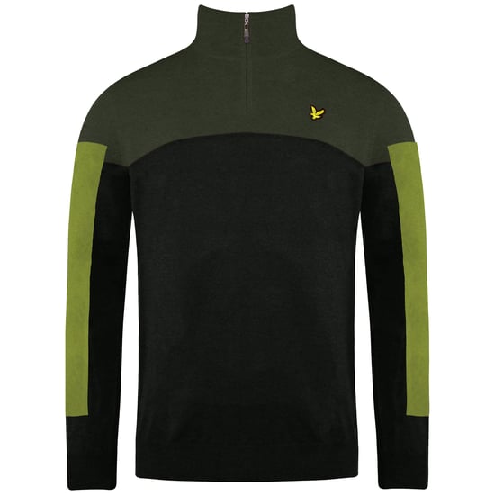 Suéter verde para hombre de golf Lyle & Scott Moffat - Image 1