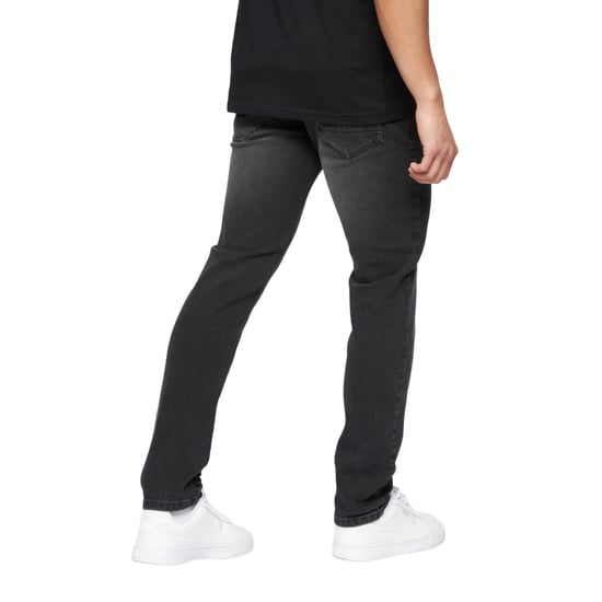 Crosshatch Mens Buraca Slim Jeans (Black Wash) - Image 2