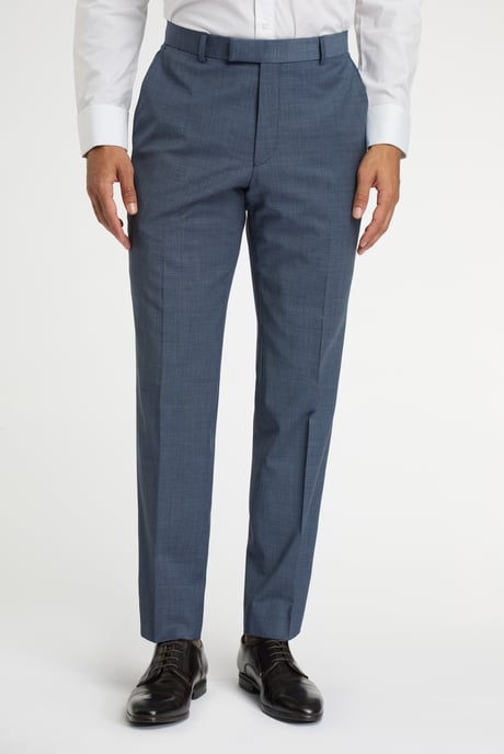 Regular Fit Blue Trousers