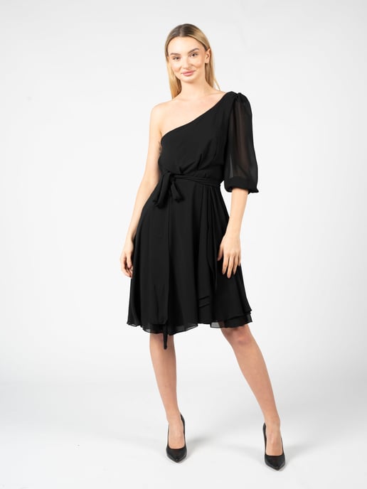 Pinko Vestido Elleanthus de mujer negro - Image 2