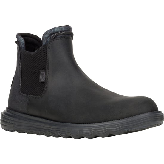 HEYDUDE Branson Classic Polyurethane Men's Black Boots - Image 1