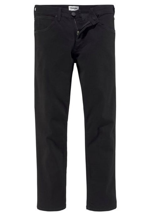 Wrangler Black Rinse Regular Jeans
