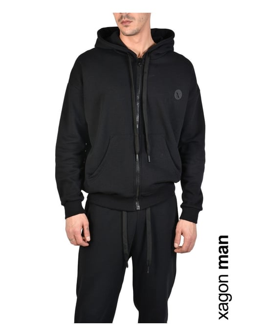 Xagon Man Sudadera Polar Hombre Negro - Image 3