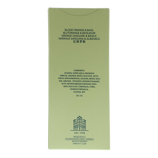4711 Acqua Colonia Blood Orange & Basil Eau de Cologne 170ml Splash And Spray - Image 4