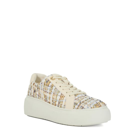 Dune Ladies Estrids - Lace-Up Branded Chunky Cupsole Trainers - Image 1
