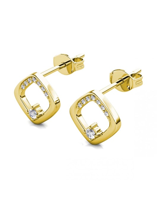 Pendientes Adelise - Oro y Cristal - Image 4