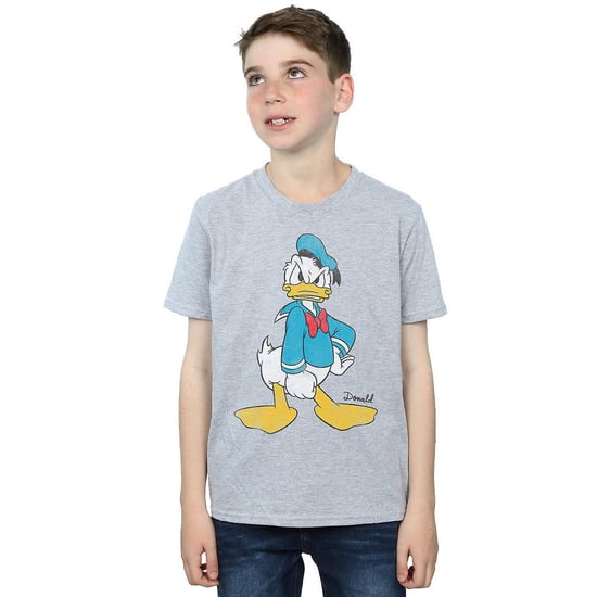 Disney Boys Angry Donald Duck T-Shirt (Sports Grey)