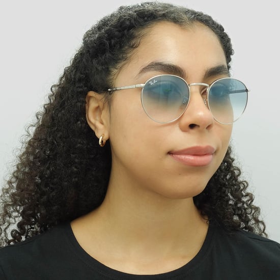 Ray-Ban Round Unisex Plata Azul Gradiente RB3637 New Round - Image 5