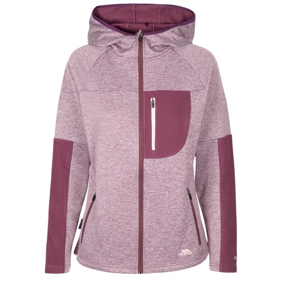 Trespass Womens/Ladies Trullo Melange AT200 Fleece Jacket (Damson Marl) - Image 1