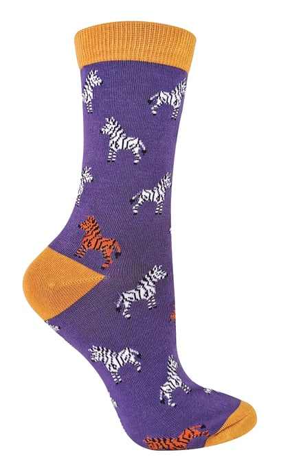 MISS SPARROW - Calcetines transpirables de bambú con animalitos para mujer - Image 1