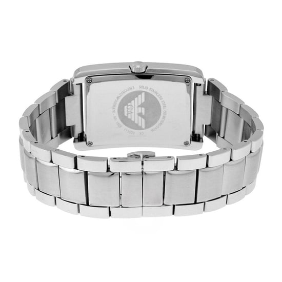 Emporio Armani AR1608 Rectangular Black Dial Men's Watch