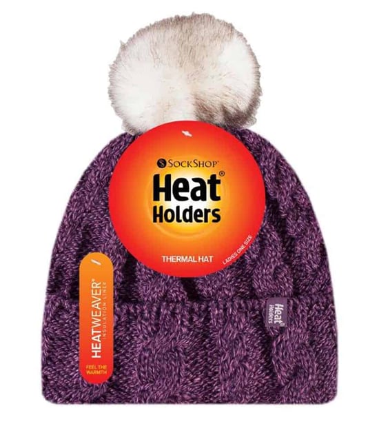 Heat Holders - Gorro térmico de mujer con forro polar y pompón - Image 2