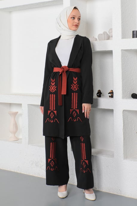 ElbiseEmbroidered Suit Set - Image 3