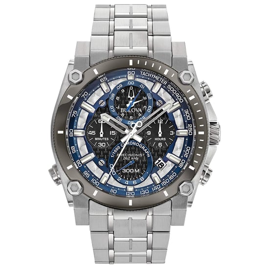 Bulova Precisionist / Champlain Men's Silver Watch 98B316 - Image 1