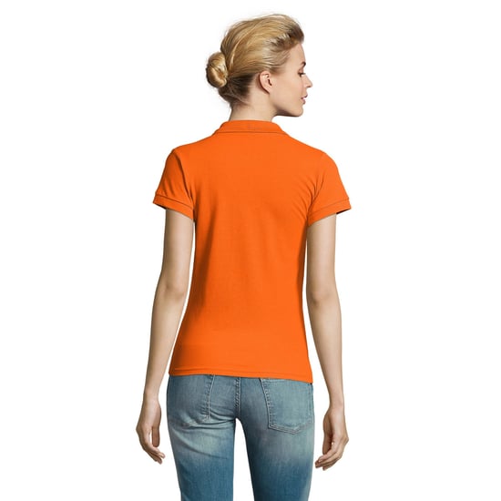 SOLS Womens/Ladies Perfect Polo Shirt (Orange) - Image 2