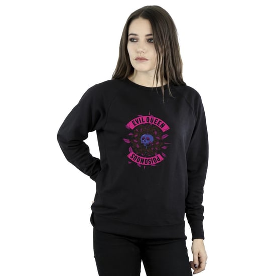 Disney Womens/Ladies Villains Poison Apple Sweatshirt (Black)