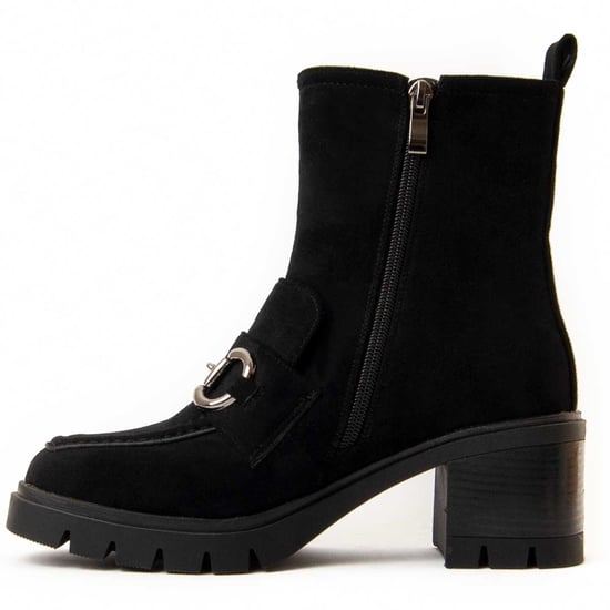 Montevita Heel Ankle Boot Vareli In Black