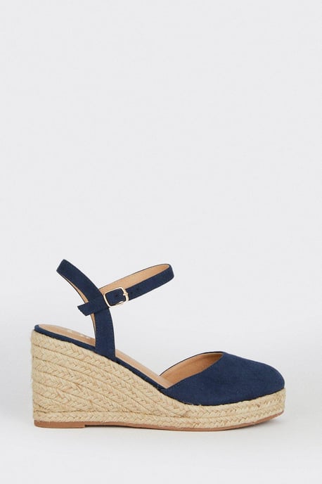 Wide Fit Rumor Closed Toe Wedges - Image 2