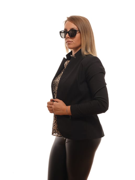 Gafas de sol unisex Zegna Couture negras - Image 4