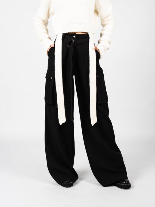 Pantalón La Haine Inside Us LW597 Mujer Negro - Image 3