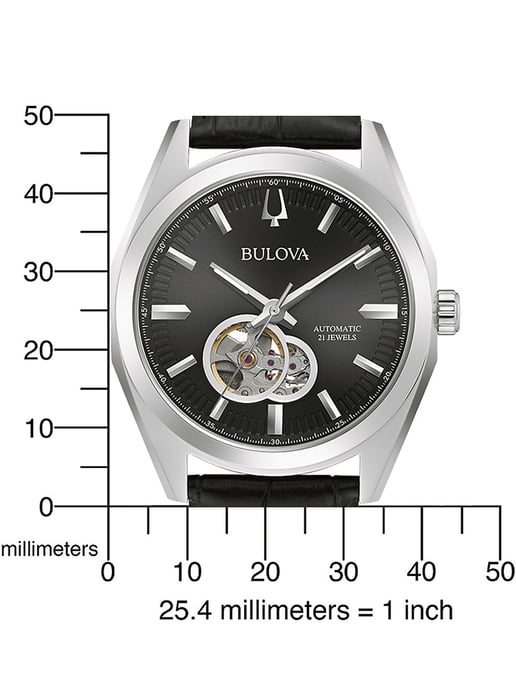 Bulova Surveyor Men's Black Watch 96A273