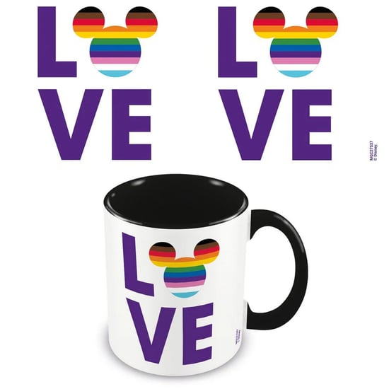 Disney Pride Love Mug (White/Purple/Black)