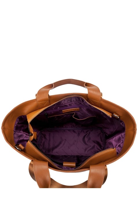 Smooth Leather E/W Tote / Shoulder Bag