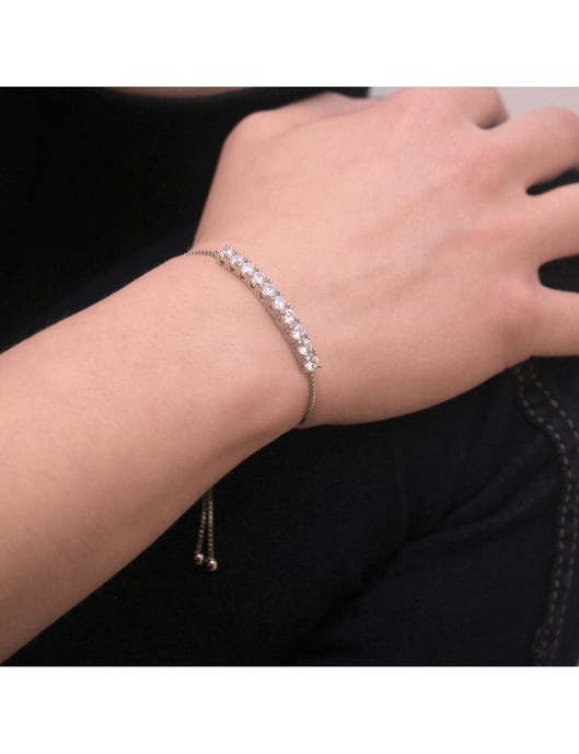Conjunto Mia Cristal Redondo - Plata y Cristal - Image 3