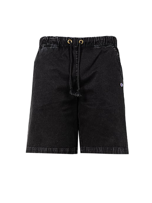 Pantalones cortos Champion de hombre de color negro - Image 1