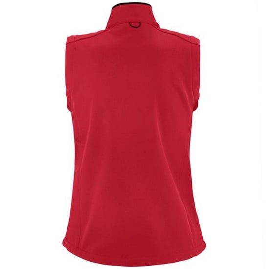 SOLS Womens/Ladies Rallye Soft Shell Bodywarmer Jacket (Red) - Image 2