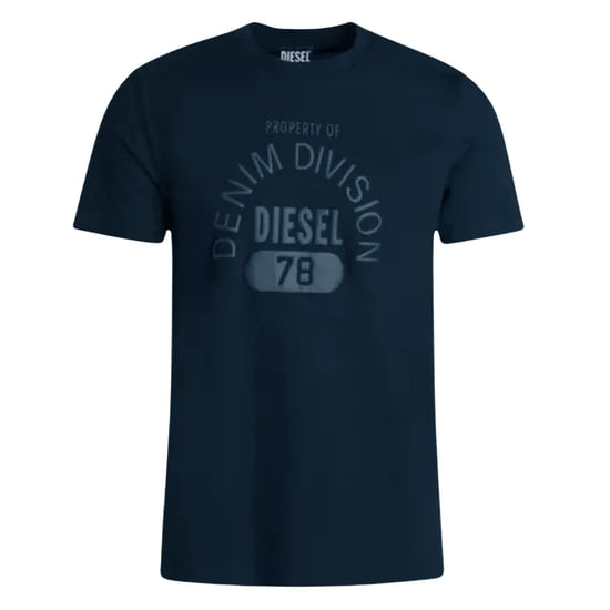 Diesel Property Of Denim Division Logo camiseta azul marino - Image 1