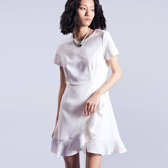 Short skater dress with frills - Image 2