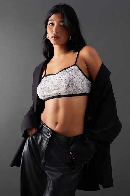 Lace Square Neck Bralette