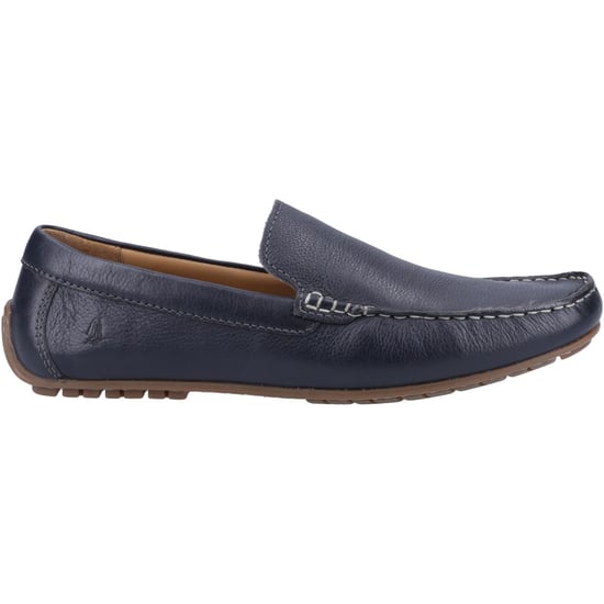 Hush Puppies Ralph Leather Men's Navy Boat Shoes - Image 4