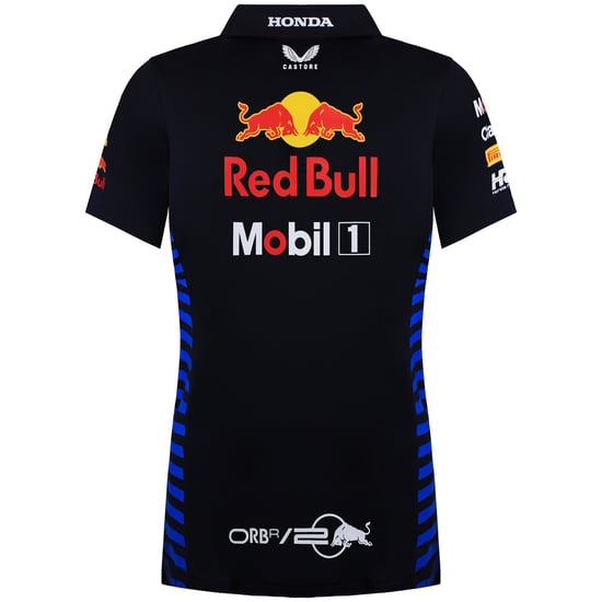 Red Bull Racing F1 Team 2024 Womens Navy Polo Shirt - Image 4