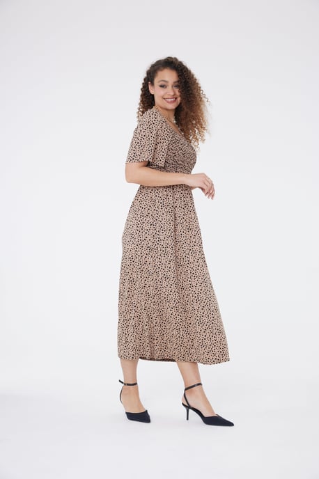 Kira Dot Print Dress