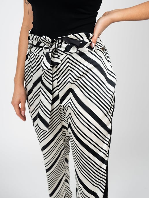 Liu Jo Pantalones de mujer negro, Blanco - Image 4