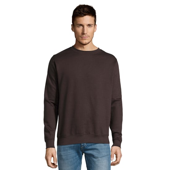 SOLS Unisex Adult New Supreme Sweatshirt (Deep Charcoal Grey Solid) - Image 1