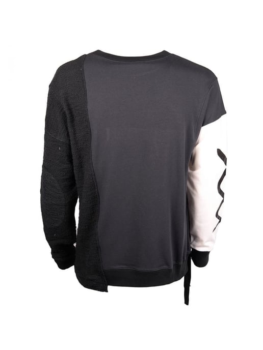 Nicolo Tonetto Sudadera Lien del hombre negro, Blanco, azul oscuro - Image 6