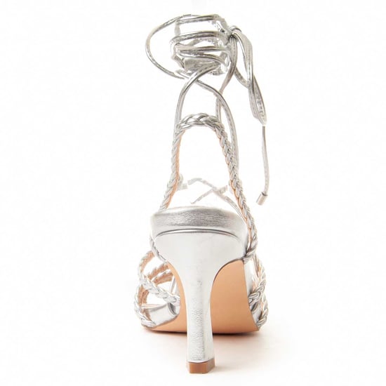 Sandalía de Tacón Montevita Sandal7 en Plata - Image 6