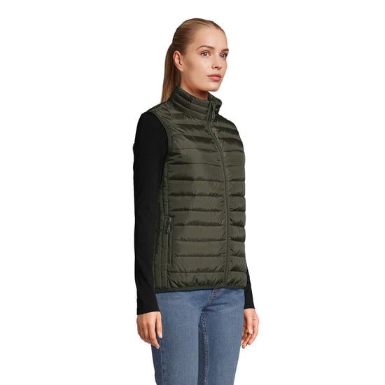 SOLS Womens/Ladies Stream Gilet (Army) - Image 3