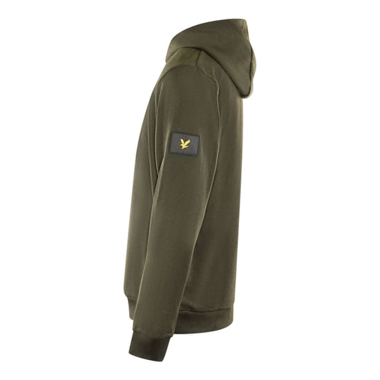 Sudadera con capucha verde lisa de Lyle & Scott - Image 3