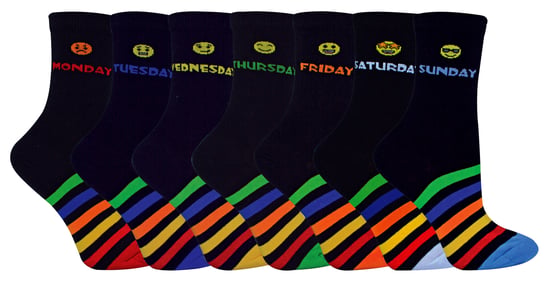 Calcetines Días de la Semana | 7 Pares | Para Niños y Niñas - Image 1