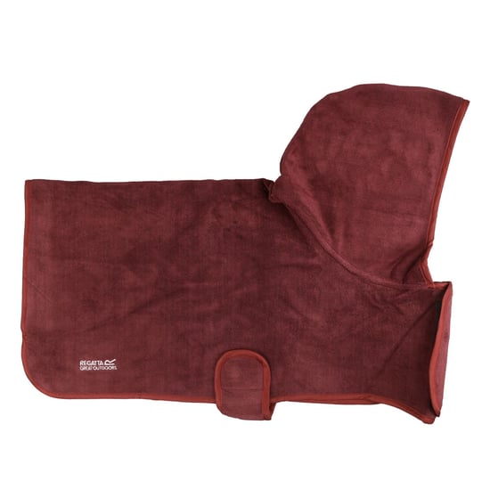 Regatta Dog Drying Coat (Claret Red) - Image 1