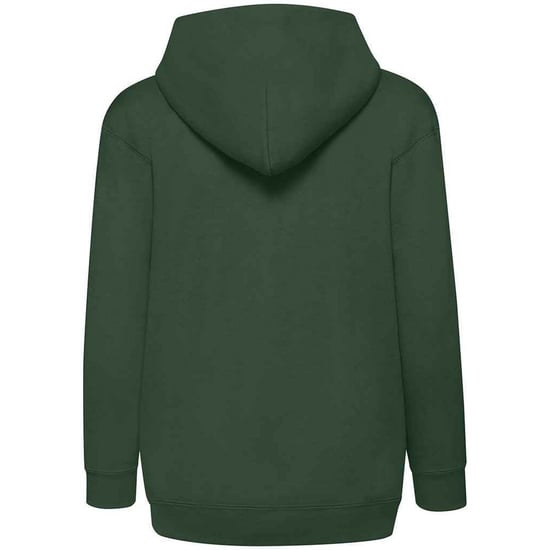 Fruit Of The Loom Childrens/Kids Hooded Sweatshirt (Bottle Green) - Image 4
