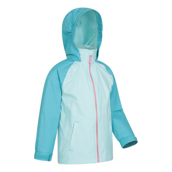 Mountain Warehouse Childrens/Kids Torrent II Waterproof Jacket (Pale Blue) - Image 4