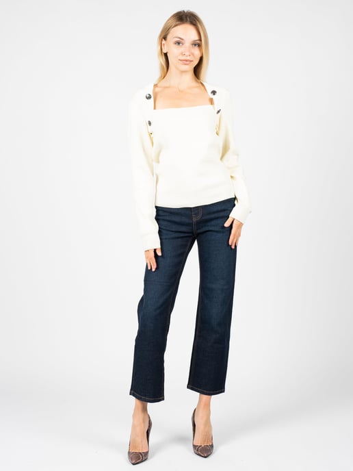 Silvian Heach Jersey Mujer Off-White - Image 2